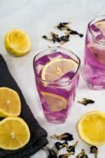 Butterfly Pea Lemonade Magic Purple Lemonade Decorated Treats