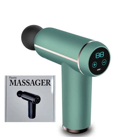 Vert Sans Bo Te Charge De Type C Pistolet De Massage Percussion