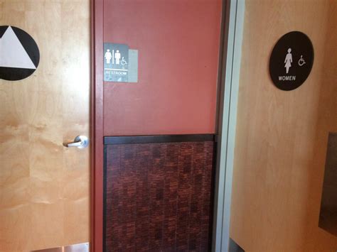 There Is A Women S Restroom And A Gender Neutral At The Habit But No Men S Only