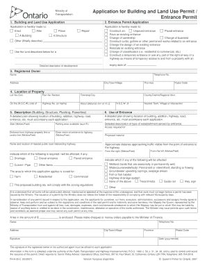 Fillable Online Forms Ssb Gov On Application For Building And Land Use