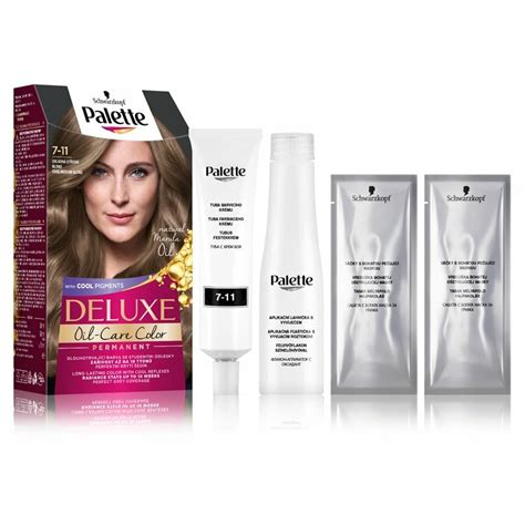 Schwarzkopf Palette Deluxe farba na vlasy chladná stredná blond 7 11