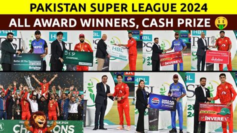 Psl All Award Winners Psl Award Ceremony Psl All