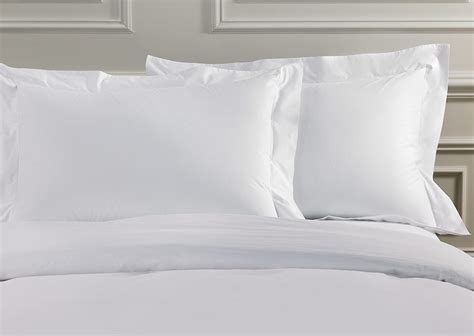 White Sateen Pillow Shams By Sofitel | Shop 100% Cotton Hotel Duvet Cover, Pillowcases and More