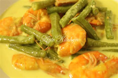 Masak Lemak Cili Padi Udang Dan Kacang Panjang Azie Kitchen