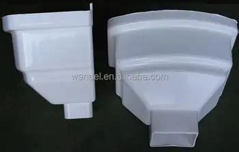 Leader Head Pvc Rain Water Gutter Roof Drainage System Gutter Fittings