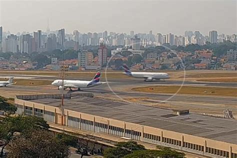 NotÍcias E HistÓrias Sobre AviaÇÃo Avião Da Latam Aborta Decolagem Em Congonhas Com Jatinho