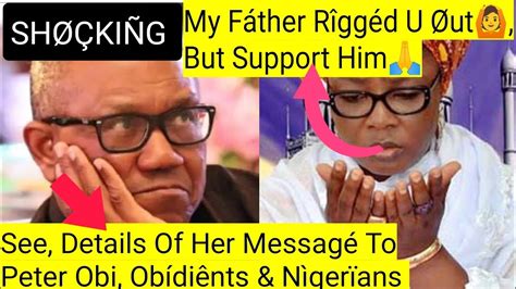 Tinubu Daughter B Gs Peter Obi Nd N Ger A S S What Sh T Ld Peter