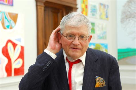 David Hockney Unveils Largest Painting Ever Editorial Stock Photo