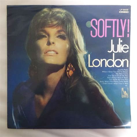 14016695 国内盤libertyペラジャケ東芝赤盤 Julie London Softly ソフトリー・ジュリー中古の