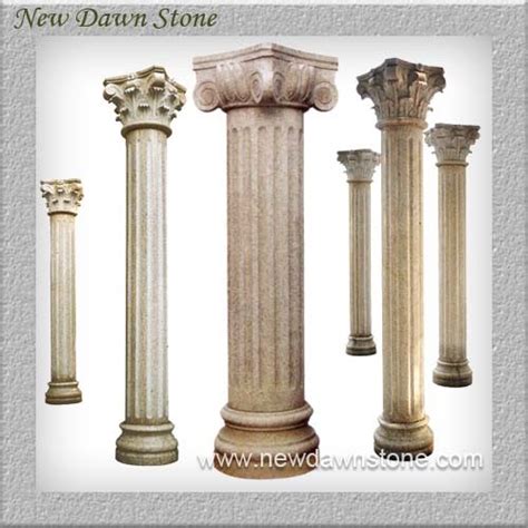 China Stone Columns Roman Marble Column China Column Pillar