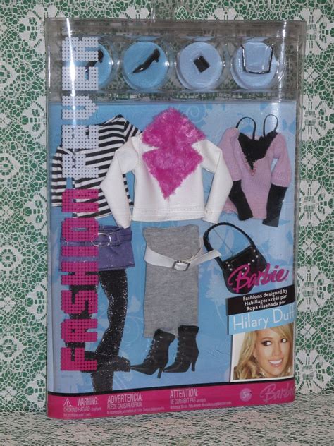 Barbie Fashion Fever Hilary Duff Clothes And Accessories T Set 2006