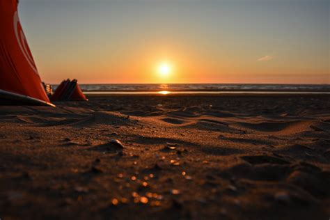 Wallpaper Sunlight Landscape Sunset Sea Water Shore Sand Sky