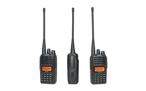 ALINCO DJ VX 50E Walkie Talkie Biband VHF UHF 144 440 Mhz IP 67