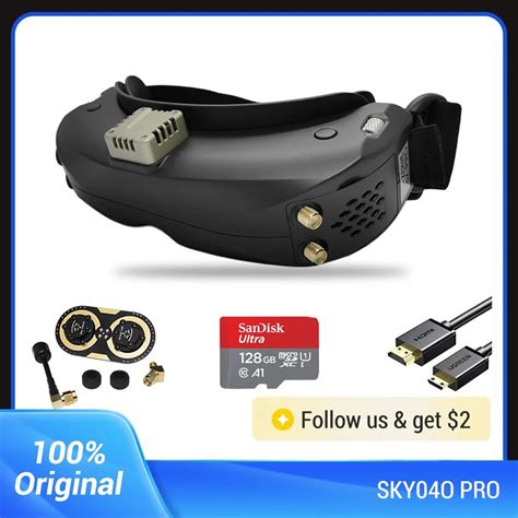 Skyzone Sky O Pro X Oled Fpv Goggles P Fps Ghz Ch