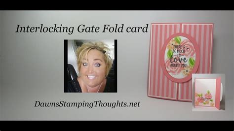 Interlocking Gate Fold Card Youtube