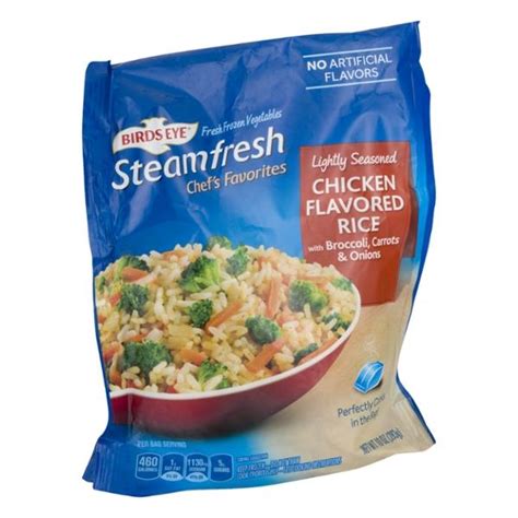 Birds Eye Steamfresh Chefs Favorites Chicken Flavored Rice With