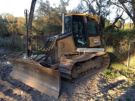 2 2007 John Deere 650 J 650j Lpg Jd Dozer Bulldozer Ac Cab Setup Topcon
