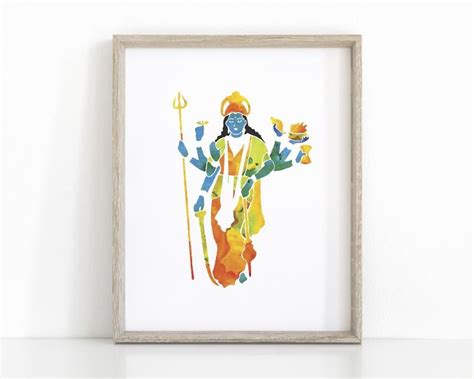 Buy Durga, Lakshmi, and Saraswati Goddess Print Set, Instant Dowload Hindu Art Online in India ...