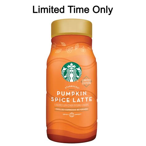 Starbucks Pumpkin Spice Latte, Espresso Beverage, 40 oz Bottle
