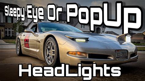 C Corvette Sleepy Eye Or Pop Up Headlights Novsight Led Bulbs Versus