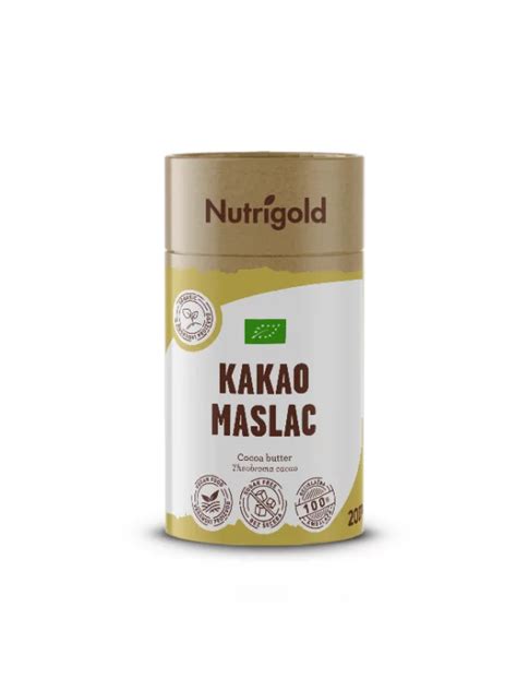 Nutrigold Kakavovo Maslo Ekolo Ko G Tovarna Zdrave Hrane