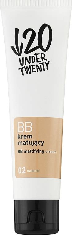 Antibacterial Mattifying BB Cream 02 Natural Under Twenty Anti Acne