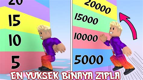 En Y Ksek Binaya Z Pla Roblox Jump Every Second Youtube