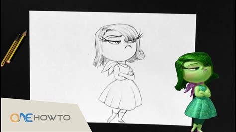 How To Draw Disgust From Inside Out YouTube