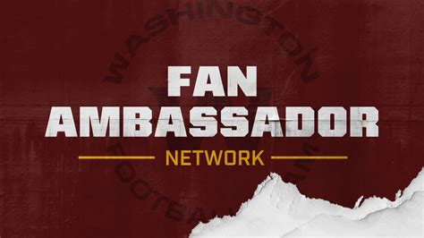 Washington Football Introduces “Fan Ambassador Network” As Team ...