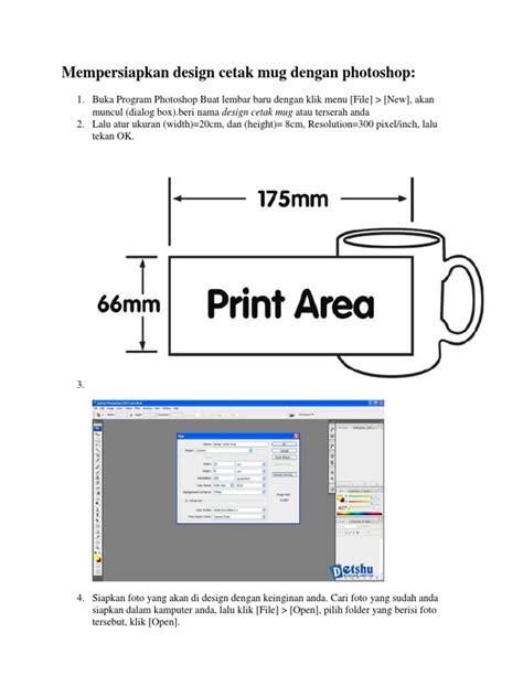 Ukuran Desain Mug Photoshop