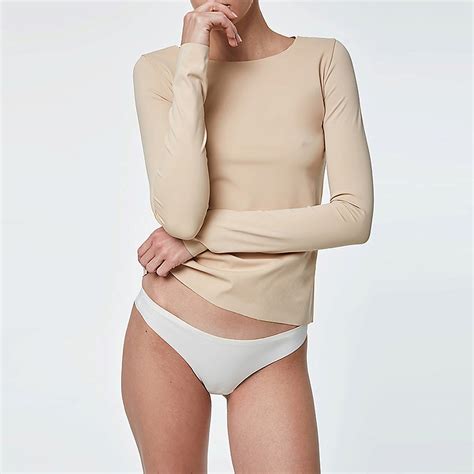 ABOUT LINGERIE Трусы стринги бесшовные женские цвет молочный купить по низким ценам в ЛЭТУАЛЬ