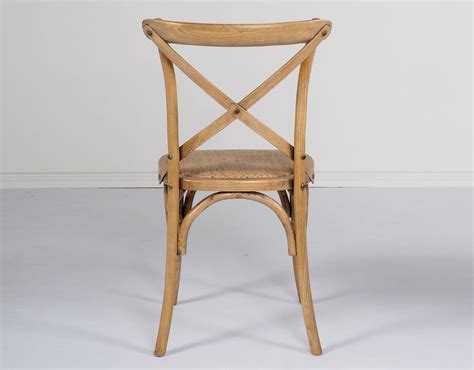 Fashionable Bistrot Cross Back Dining Chair Teak Outlet Soul Living Store