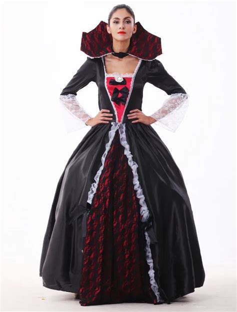 Free Pp Queen Of The Vampires Costume Adult Halloween Costumes For