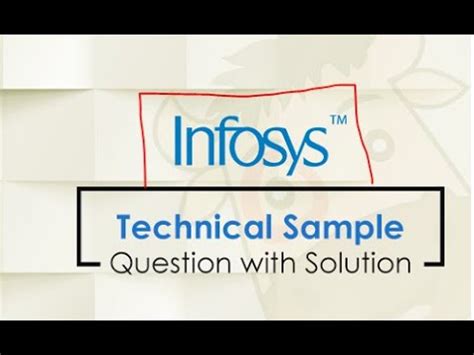 Infosys Interview Questions With Solution Asked In Technical Interview