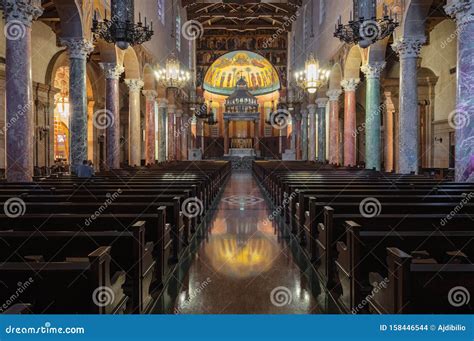 St Andrew Church Interior Pasadena Editorial Stock Image - Image of ...