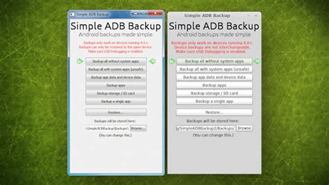 Simple Adb Backup Backs Up Your Android Phone From The Desktop No Root