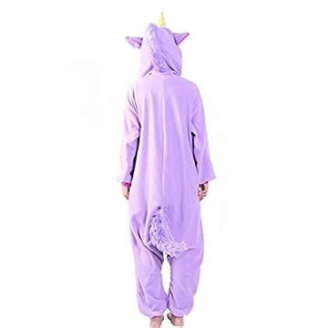 Overall Cartoon Einhorn Pyjamas Tier Nachtw Sche Cosplay Overall Kost M