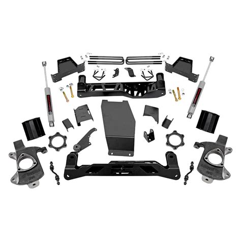 Rough Country® - Chevy Silverado 1500 4WD without Stock Cast Steel ...