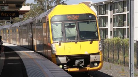 Sydney Trains Waratah A Set Ride T Western Line Rooty Hill To