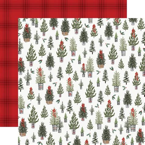 10 Assorted Sheets Carta Bella Paper Co FARMHOUSE Christmas Etsy