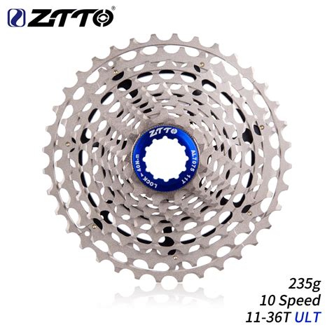 ZTTO 10 Speed 11-36T Bicycle Cassette ULT 10s Steel 10v K7 MTB Freewhe