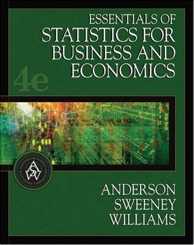 Essentials Of Statistics For Business And Economics David R Anderson