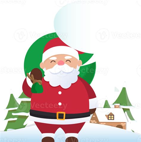 Santa Claus Merry and Christmas 28035676 PNG