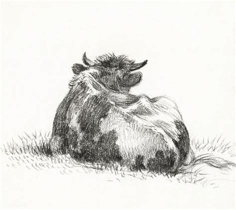 Lying Cow (1822) by Jean Bernard