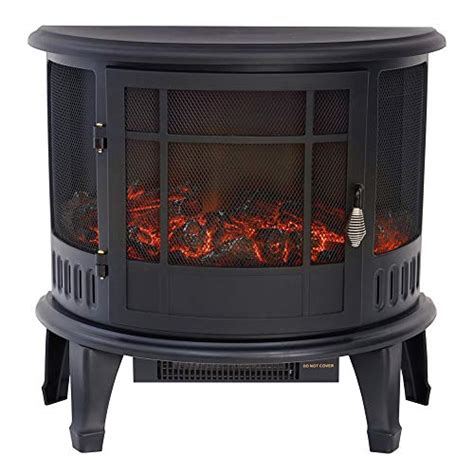 FIDOOVIVIA Electric Fire Heater Electrical Fireplaces LED Flame Effect