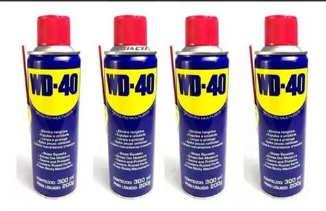 4 Spray Wd 40 Produto Multiuso Desengripa Lubrifica 300ml MercadoLivre