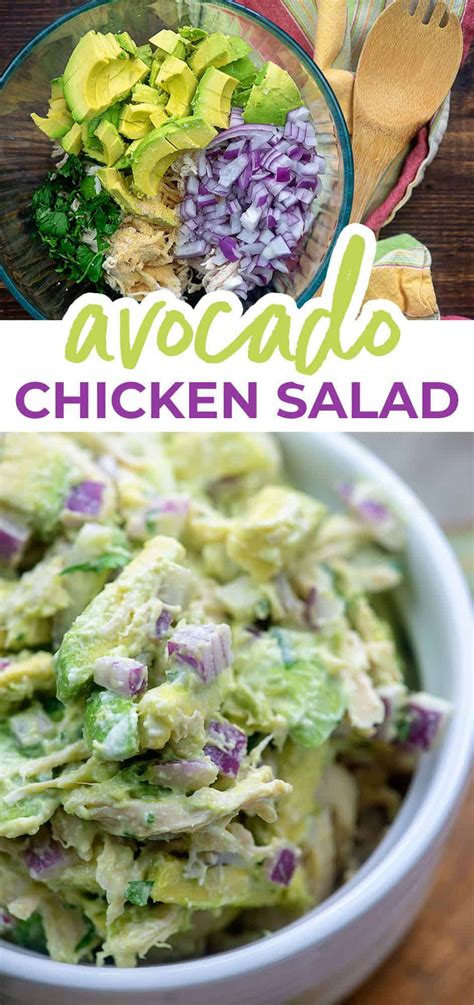 The Best Avocado Chicken Salad