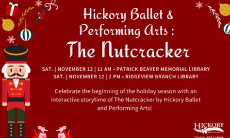 Interactive Storytime With The Nutcracker At Library Nov 12 Focus