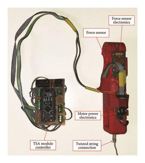 Upper View Of The Tsa Module Prototype And Control Electronics