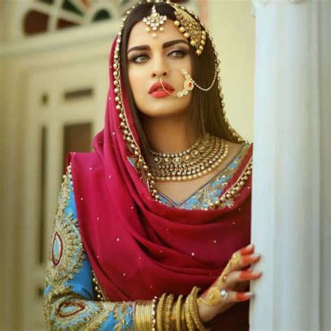 Himanshi Khurana Hot Punjabi Suit Pics Tattoo HD Wallpapers